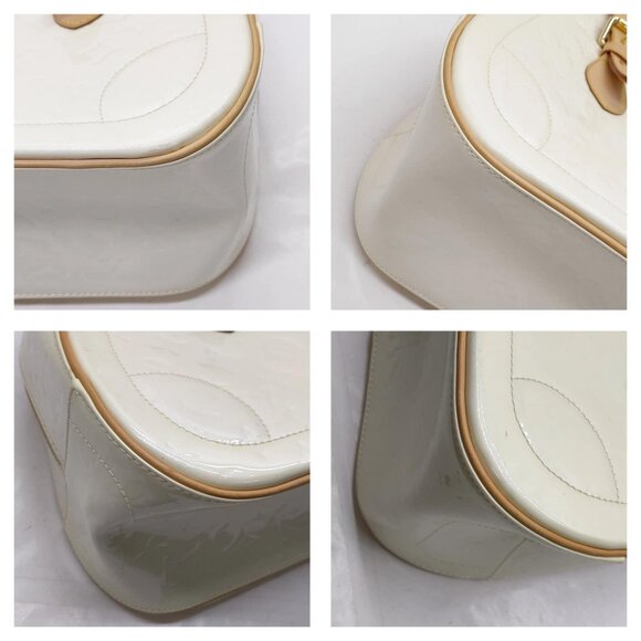 Authentic Louis Vuitton Summit Drive White Vernis Hand Bag mn579-112725 - Picture 9 of 16